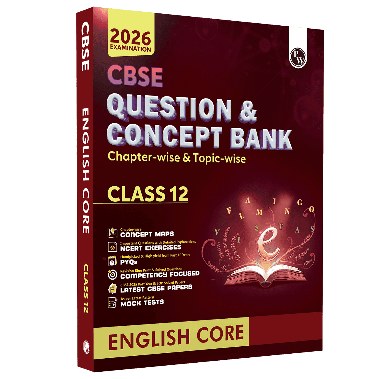 CBSE Question & Concept Bank (QCB) Class 12 English Core Chapter-wise and Topic-wise Solved Questions For 2026 Exams with 50% Competency Based Question