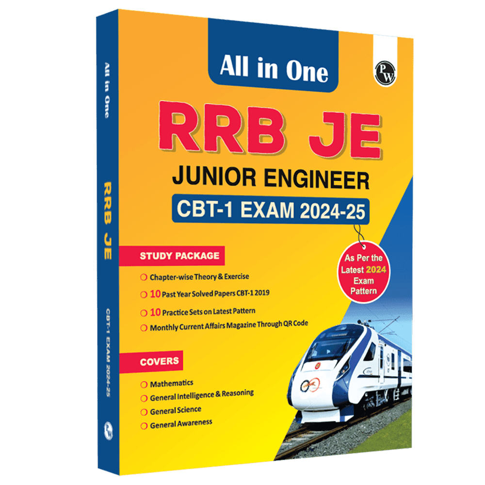 All in One RRB Junior Engineer (JE) 2024-2025 CBT - 1 Exam l Chapterwise Theory, Short Tricks and Exercises, 10 Previous Year Solved Papers (PYQs) 2019 with 10 Practice Sets l English Edition