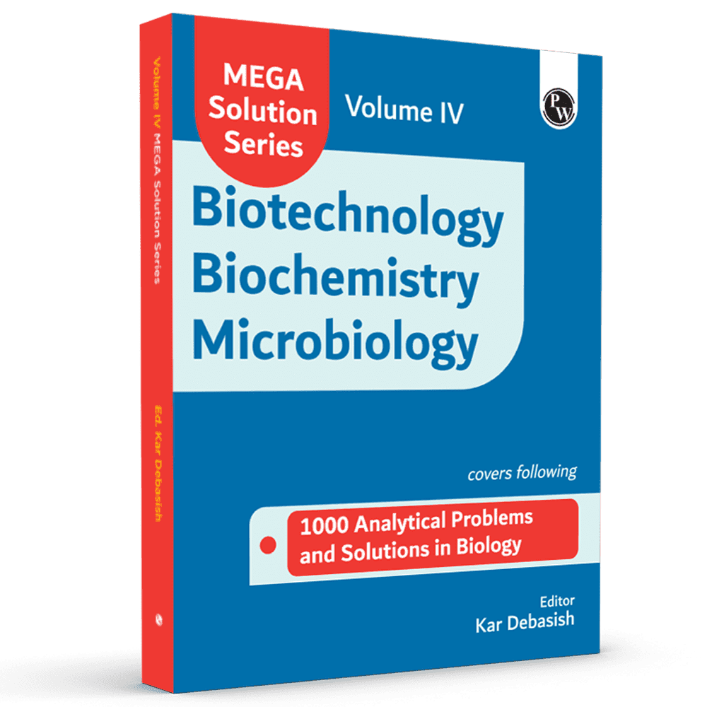 Mega Solution Series Biotechnology Biochemistry Microbiology Volume 4 by Debasish Kar For CSIR - NET and IIT - JAM 2024-2025 Exams