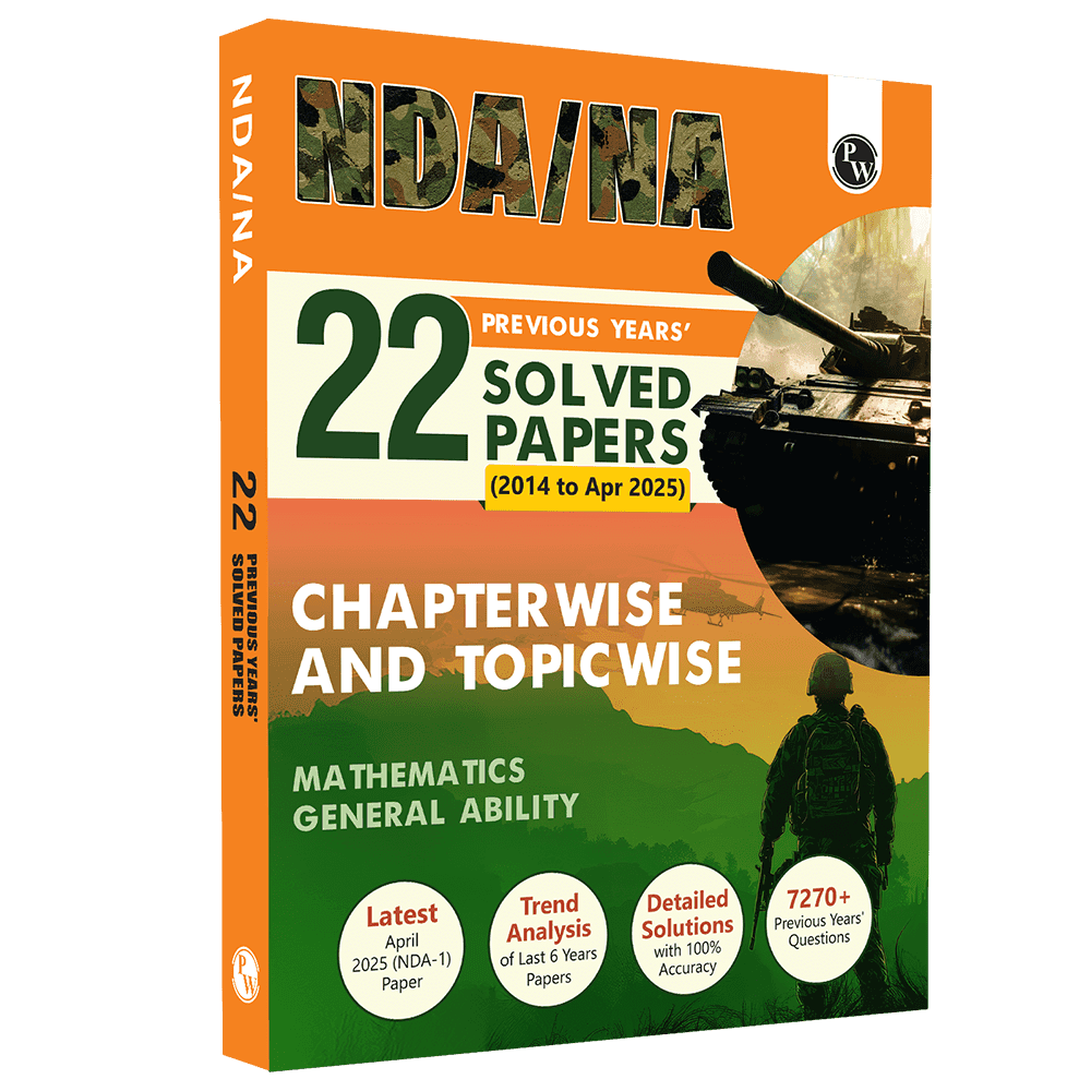 NDA NA 22 Previous Years Solved Papers (From 2014 to April 2025) Chapterwise and Topicwise PYQs