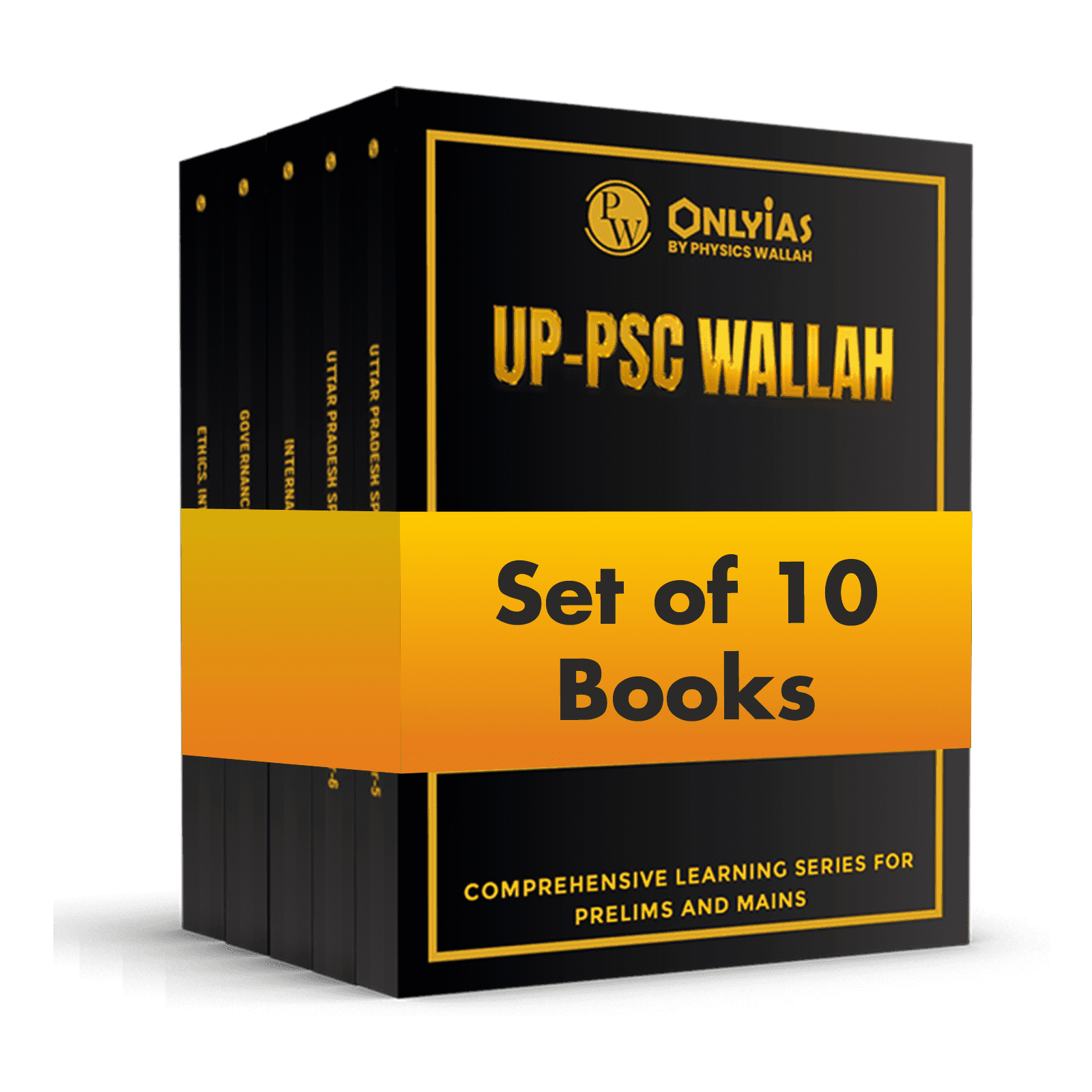 PWONLYIAS UP-PSC Wallah UP Mains Combo Set of 10 Books For Civil Services Exam