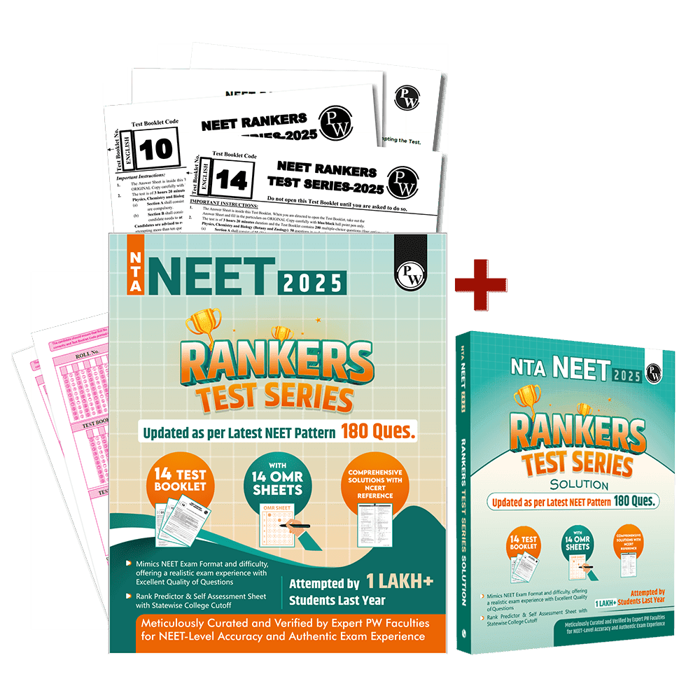 NTA NEET New Pattern Rankers Test Series 2025 (180 Ques) Verified & Curated By Expert Faculties | 10 Full Syllabus + 4 Part Syllabus (Class 11 & 12) | OMR Sheet, Solution Booklet