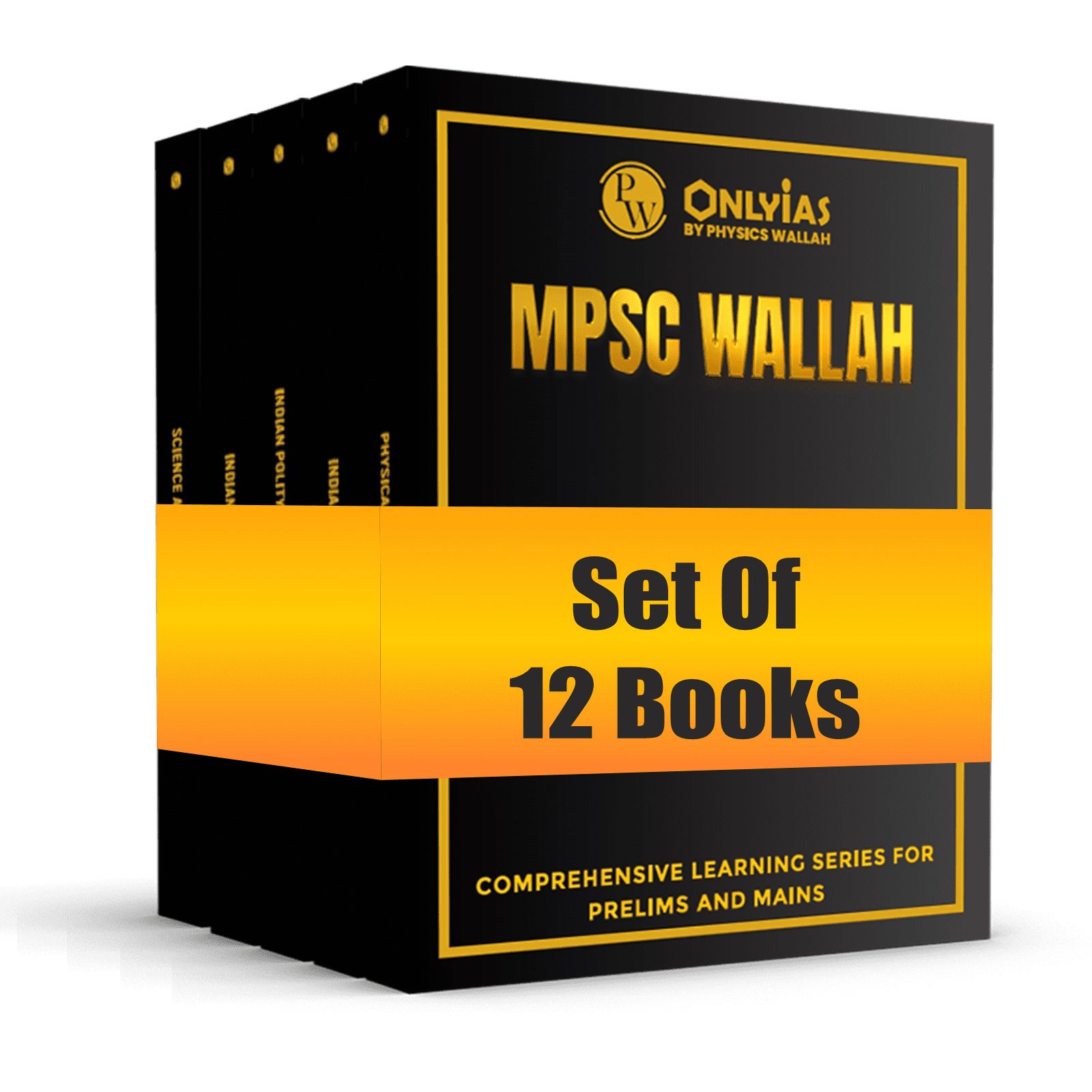 PWONLYIAS MPSC Wallah Combo Set of  12 Books For MPSC Combined (Group B, Group C ) Exam 2025 English Edition