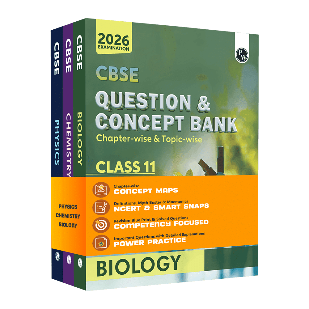 CBSE Question & Concept Bank (QCB) Class 11 Physics, Chemistry, Biology Combo Set of 3 Books