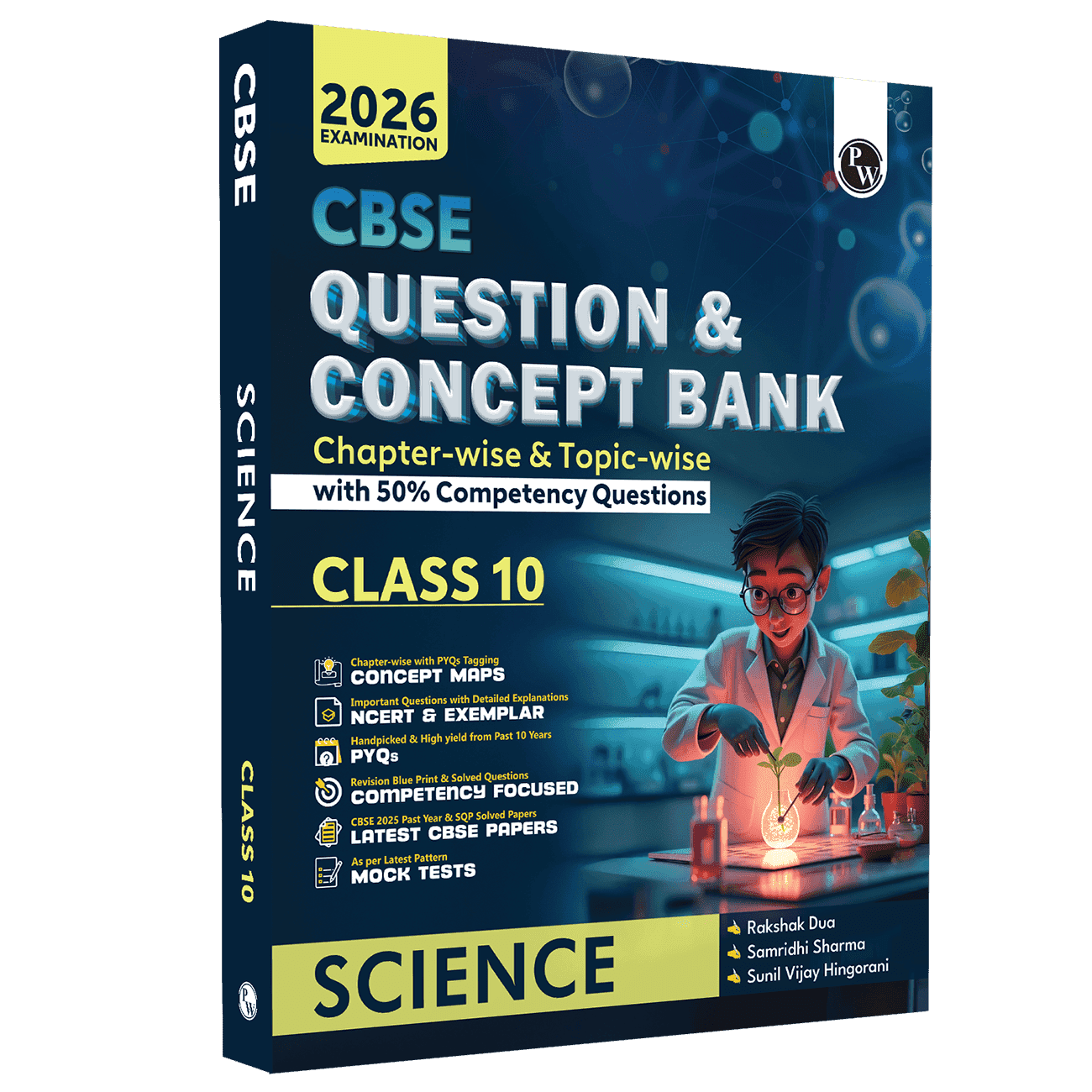 CBSE Question & Concept Bank (QCB) Class 10 Science Chapter-wise and Topic-wise Solved Questions For 2026 Exams with 50% Competency Based Question