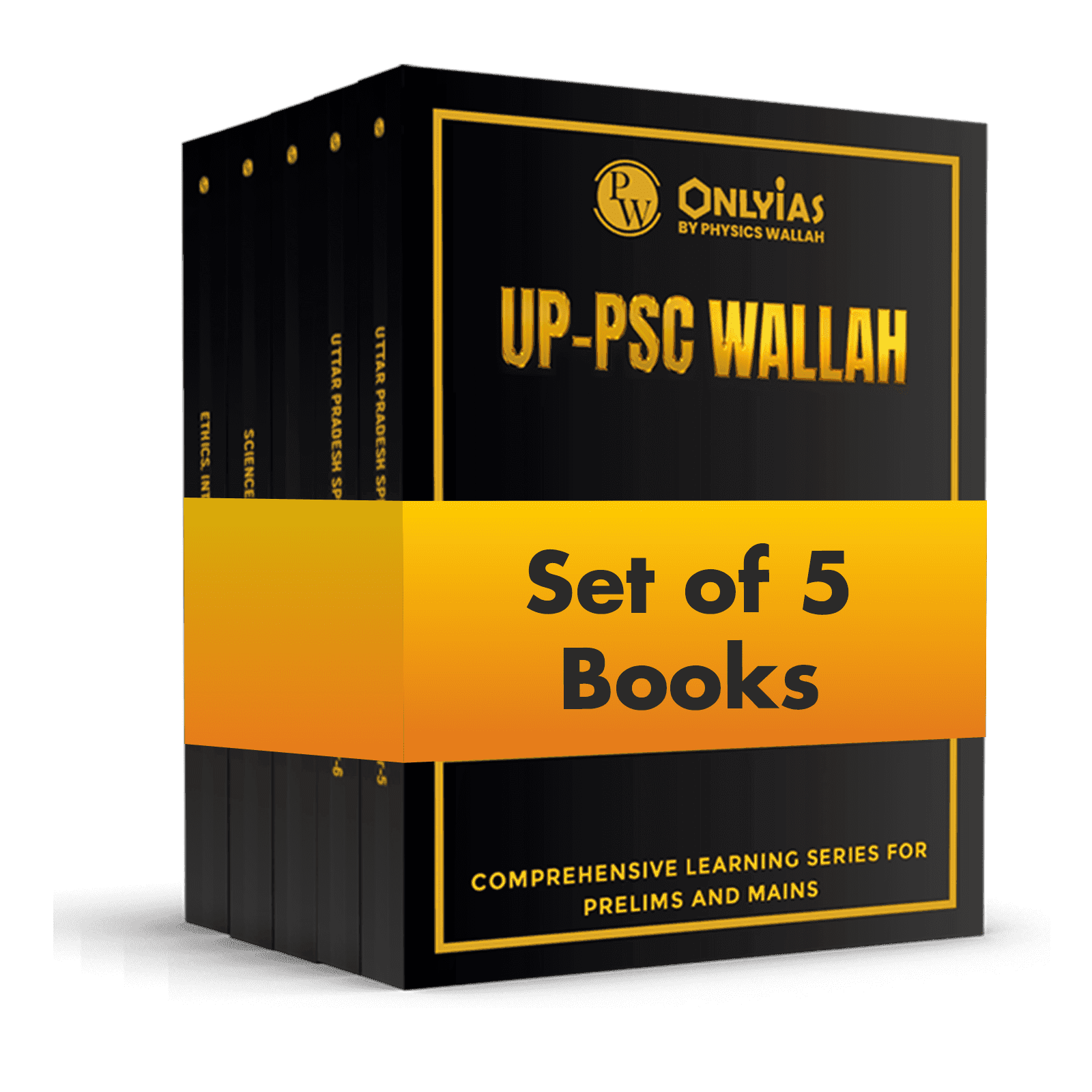 PWONLYIAS UP-PSC Wallah UP Special Combo Set of 5 Books For Civil Services Exam