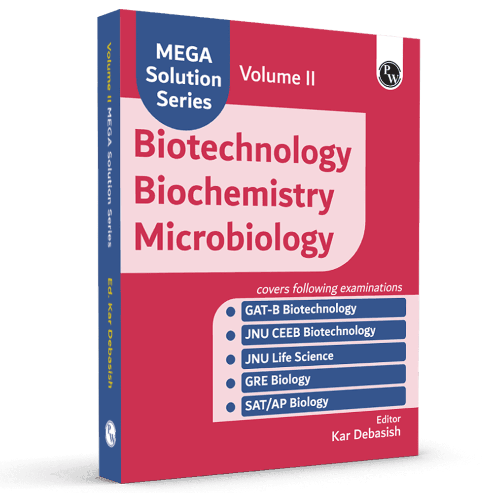 Mega Solution Series Biotechnology Biochemistry Microbiology Volume 2 by Debasish Kar For GAT-B, JNU, GRE 2024-2025 Exams