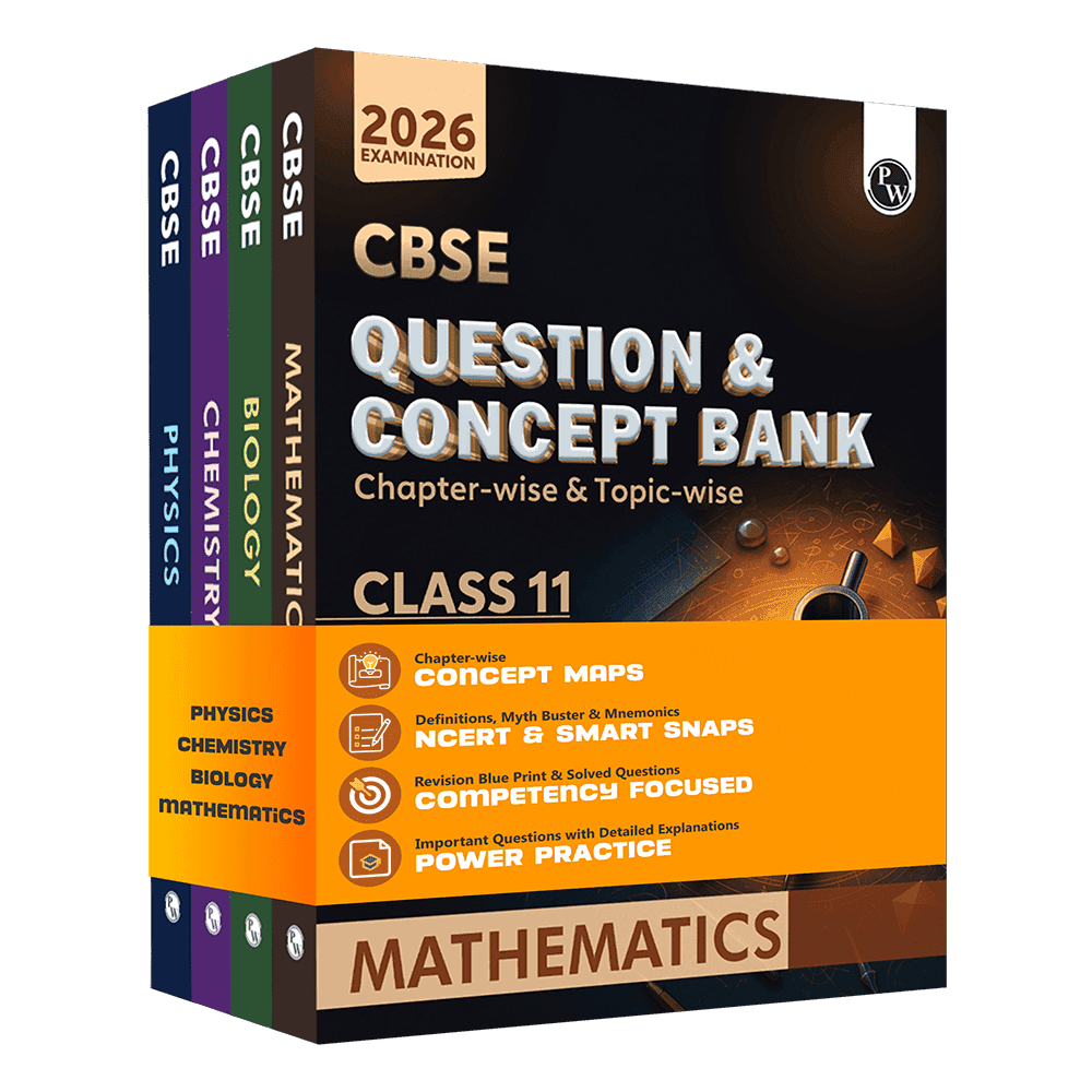 CBSE Question & Concept Bank (QCB) Class 11 Mathematics, Biology, Chemistry, Physics Combo Set of 4 Books Chapterwise & Topicwise Solved Questions For 2026 Exams