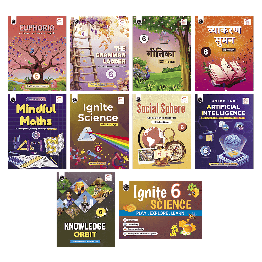 PW Grade 6 Complete Learning Set of 10 Books