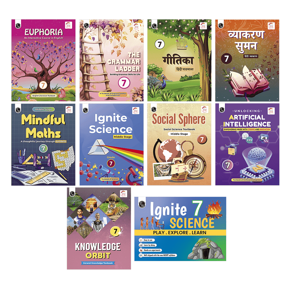 PW Grade 7 Complete Learning Set of 10 Books