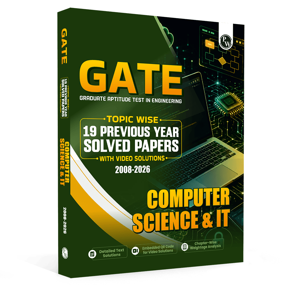 GATEWALLAH Computer Science & IT Topicwise Previous Year Solved Papers (2026 - 2008) with Video Solutions For 2027 Exams | Detailed Text Solutions