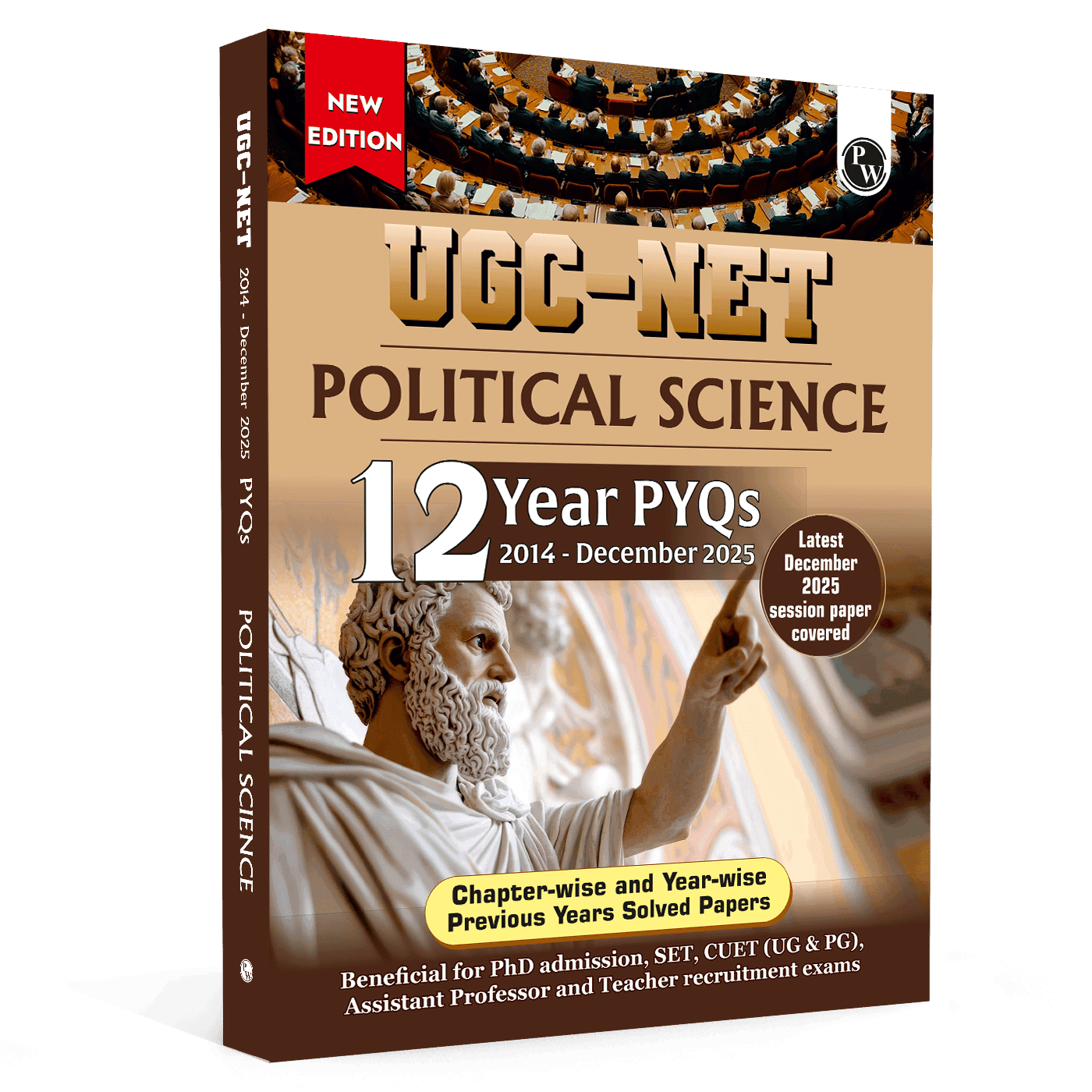  PW UGC-NET Political Science PYQ 12 Years (2014-2025)|Latest December Session Paper Covered|Chapterwise & Yearwise Previous Year Solved Papers For Phd Entrance, SET, GATE, CUET UG & PG