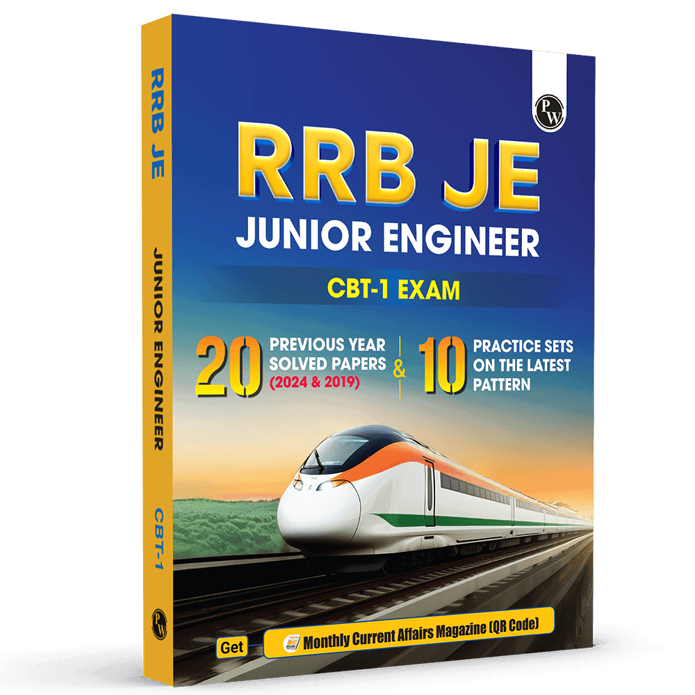 RRB JE (Junior Engineer) CBT-1 Exam 2025-26 | 20 Previous Year Solved Papers (2024 & 2019) PYQ with 10 Practice Sets on Latest Pattern English Medium