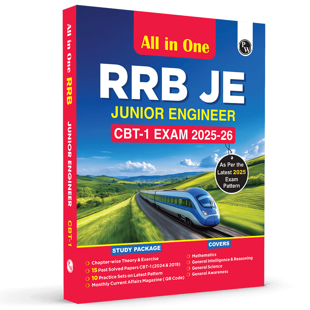 All in One RRB JE (Junior Engineer) CBT - 1 2025-26 Exam l Chapterwise Theory, Short Tricks and Exercises, 15 Previous Year Solved Papers (2024 & 2019) PYQs with 10 Practice Sets