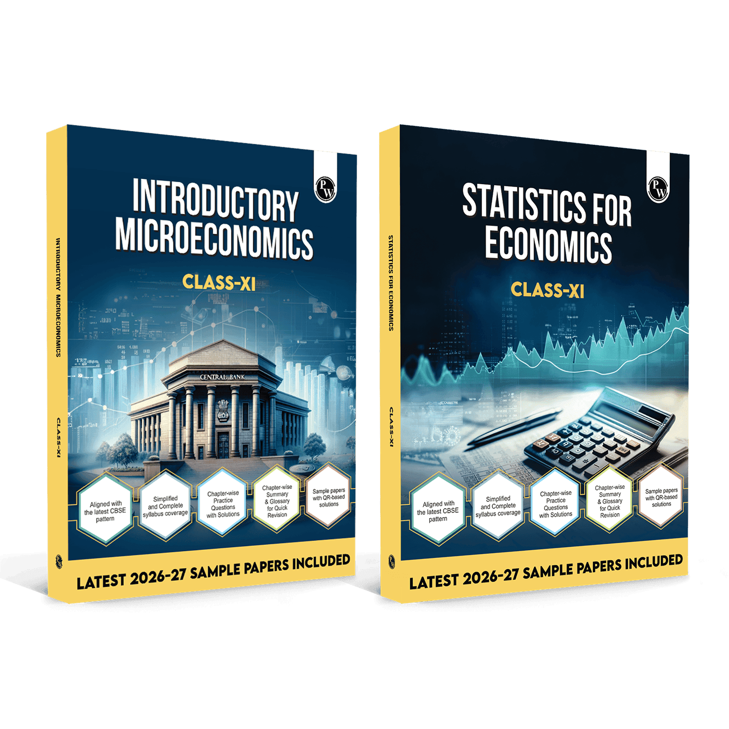 PW CBSE Class 11 Statistics For Economics & Introductory Microeconomics Combo Set of 2 Books As Per Latest CBSE Pattern For 2026-27 Exams