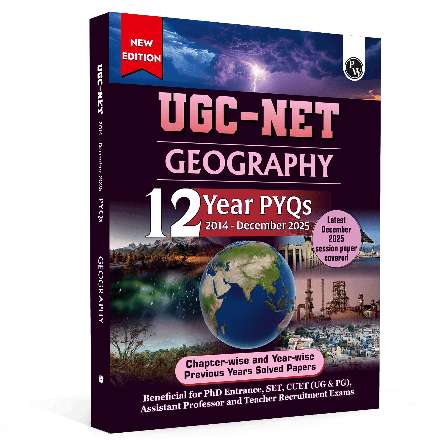 PW UGC-NET Geography PYQ 12 Years (2014-2025)|Latest December Session Paper Covered|Chapterwise & Yearwise Previous Year Solved Papers For Phd Entrance, SET, GATE, CUET UG & PG