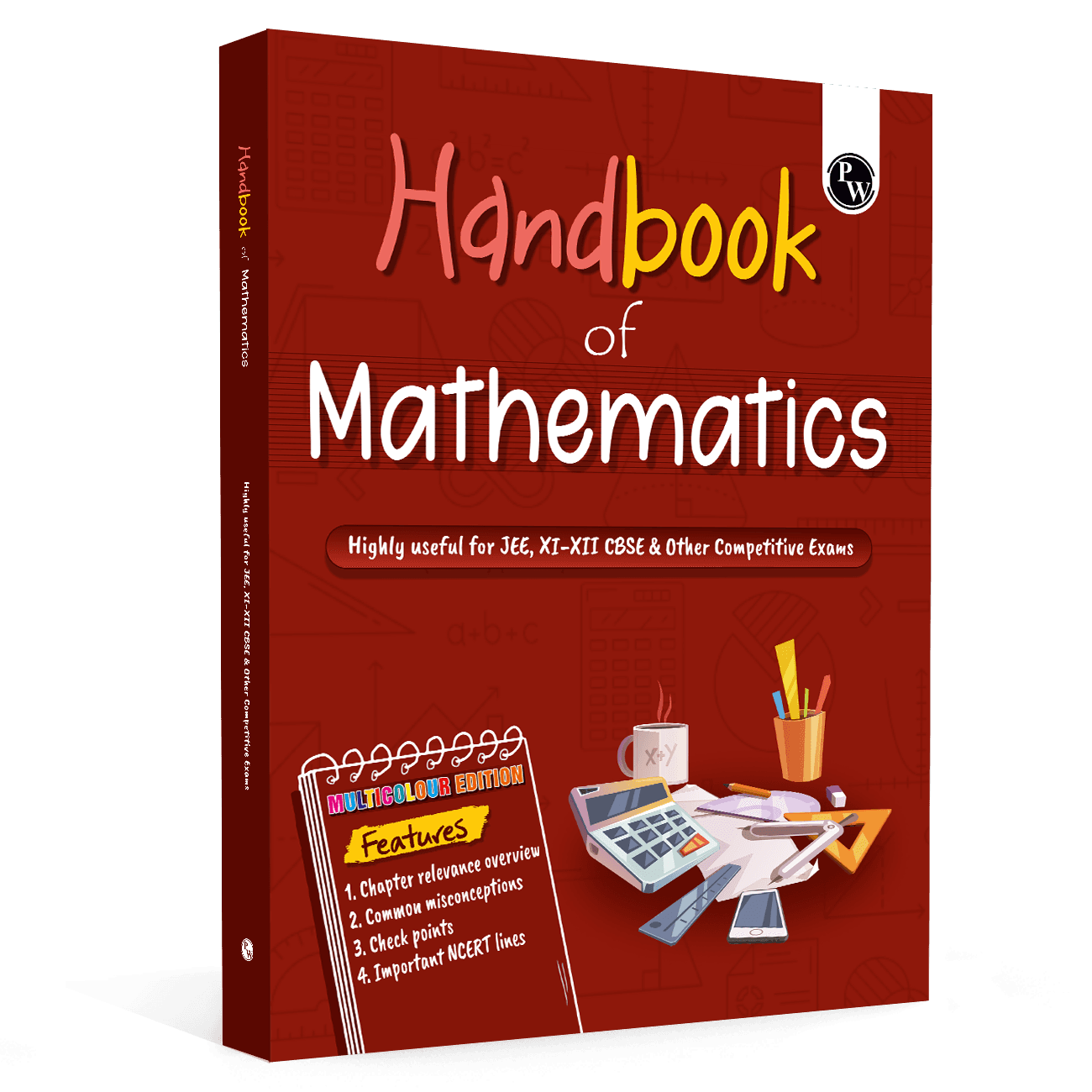  PW Maths Handbook For 2026-27 Exams | Highly Useful For JEE, CBSE Class 11-12 & Other Competitive Exams | Quick Revision Book | Important NCERT Lines