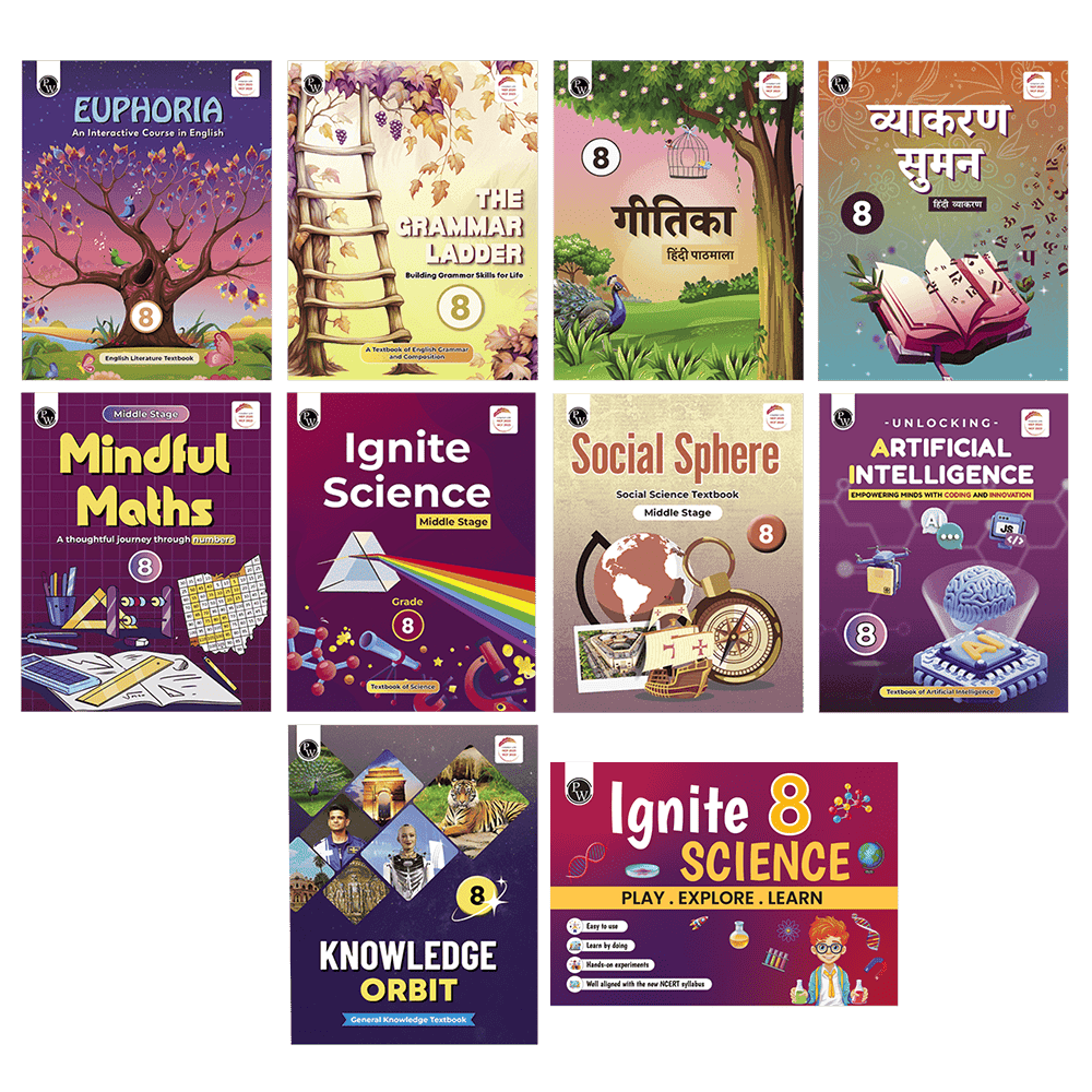 PW Grade 8 Complete Learning Set of 10 Books