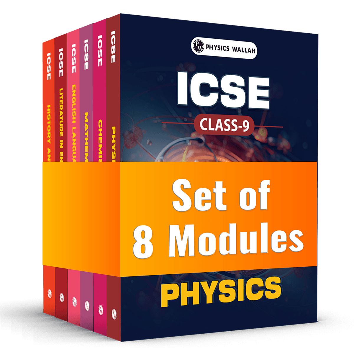 ICSE Class 9 Mathematics, Physics, Chemistry, Biology, Geography, History and Civics, English Language Paper 1 & 2 Combo Set of 8 Books (2026 Edition)