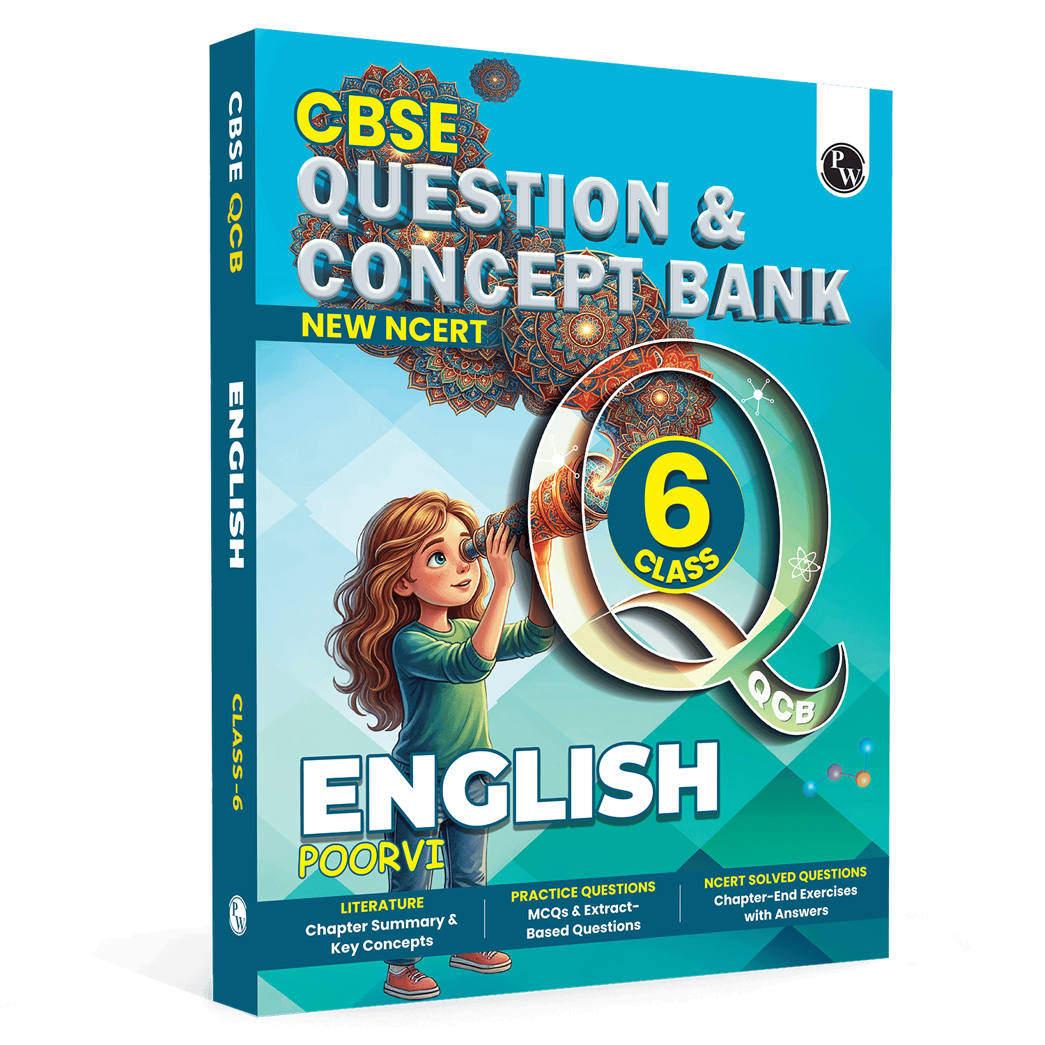 PW CBSE Class 6 New NCERT English Poorvi Concept & Question Bank For 2026-27 Exam | Literature Chapterwise Summary & Key Concepts, Practice Questions, Chapter-End Exercise with Solutions