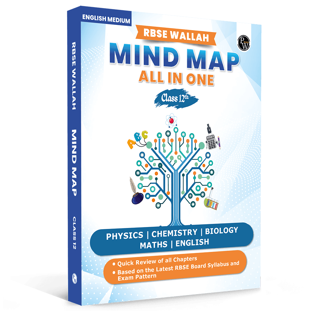   PW RBSE Wallah Mind Map All In One For Class 12th | Science, Mathematics & English | Last Minute Revision Notes 