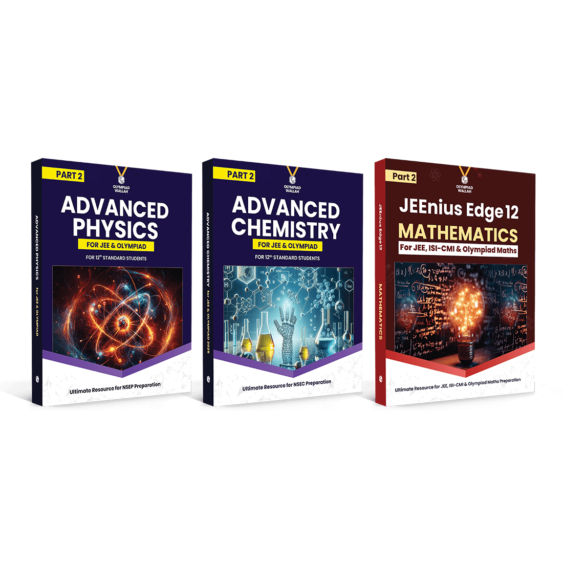 Excellence For JEE & Olympiad Class 12 Part-2 Physics, Chemistry, Maths Modules with Solutions Combo Set of 3 Books (2026 Edition)