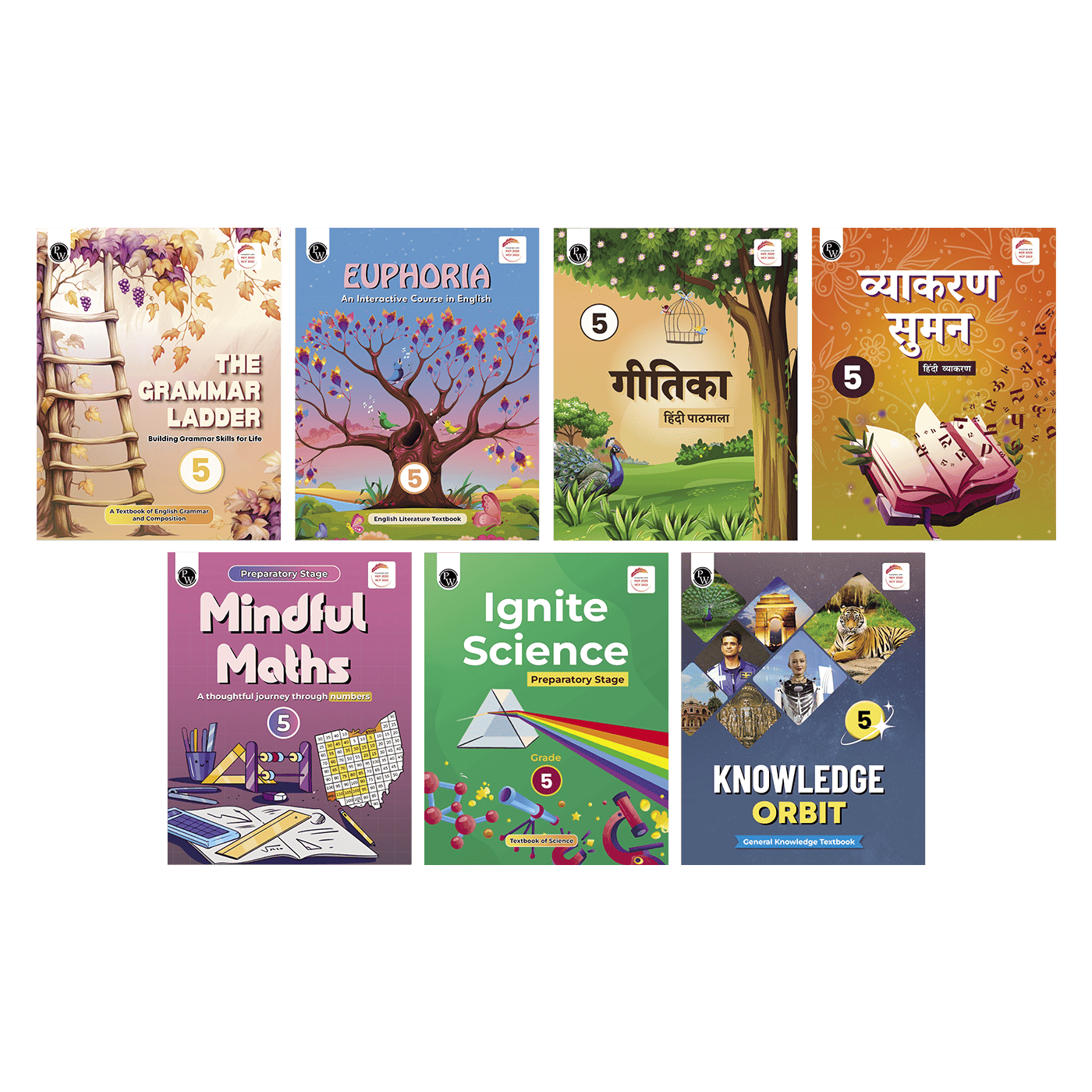 PW Grade 5 Complete Learning Set of 7 Books