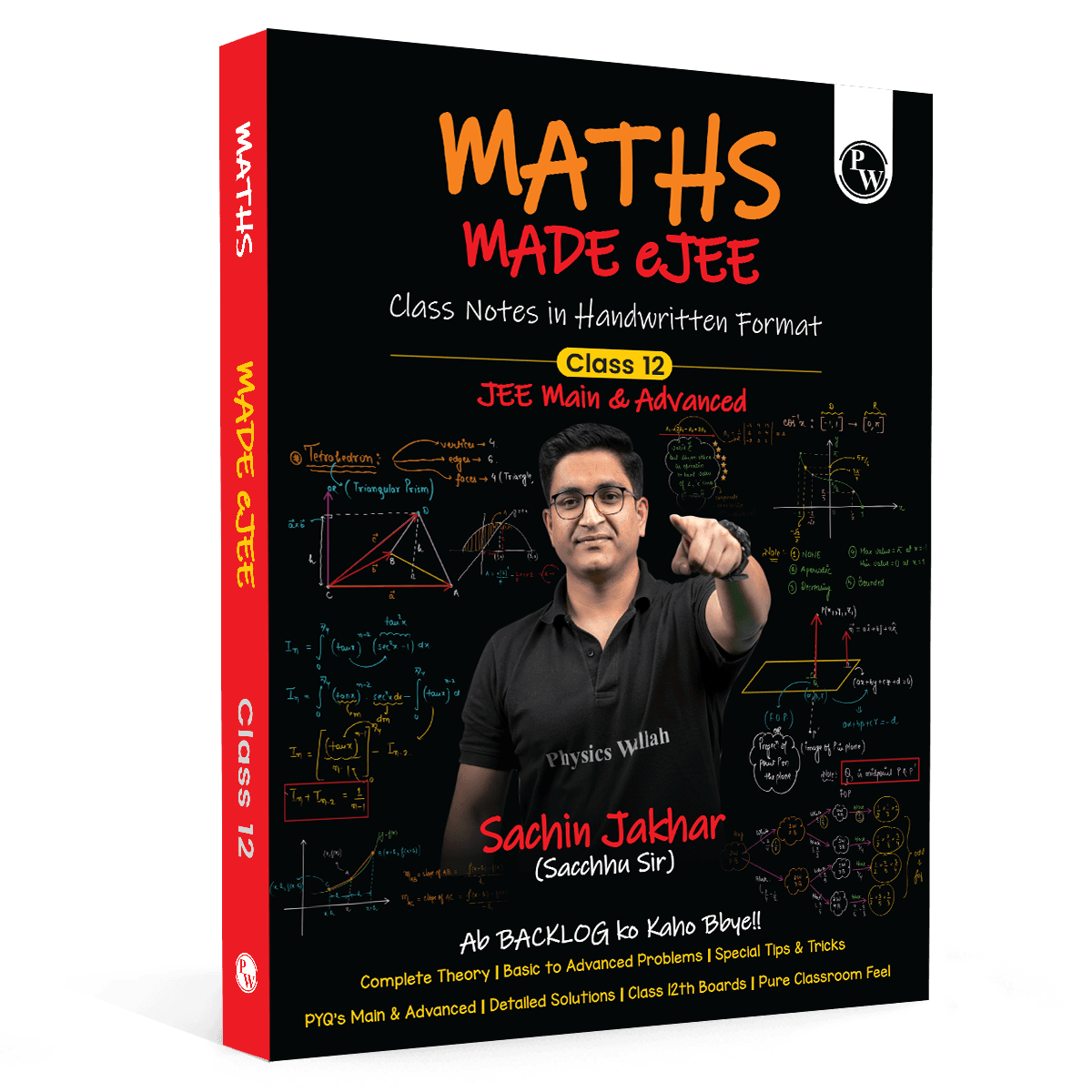 PW Maths Made EJEE Class 12 Handwritten Notes By Sachin Jakhar For JEE Main & Advanced Exams | Complete Theory, PYQ with Detailed Solutions