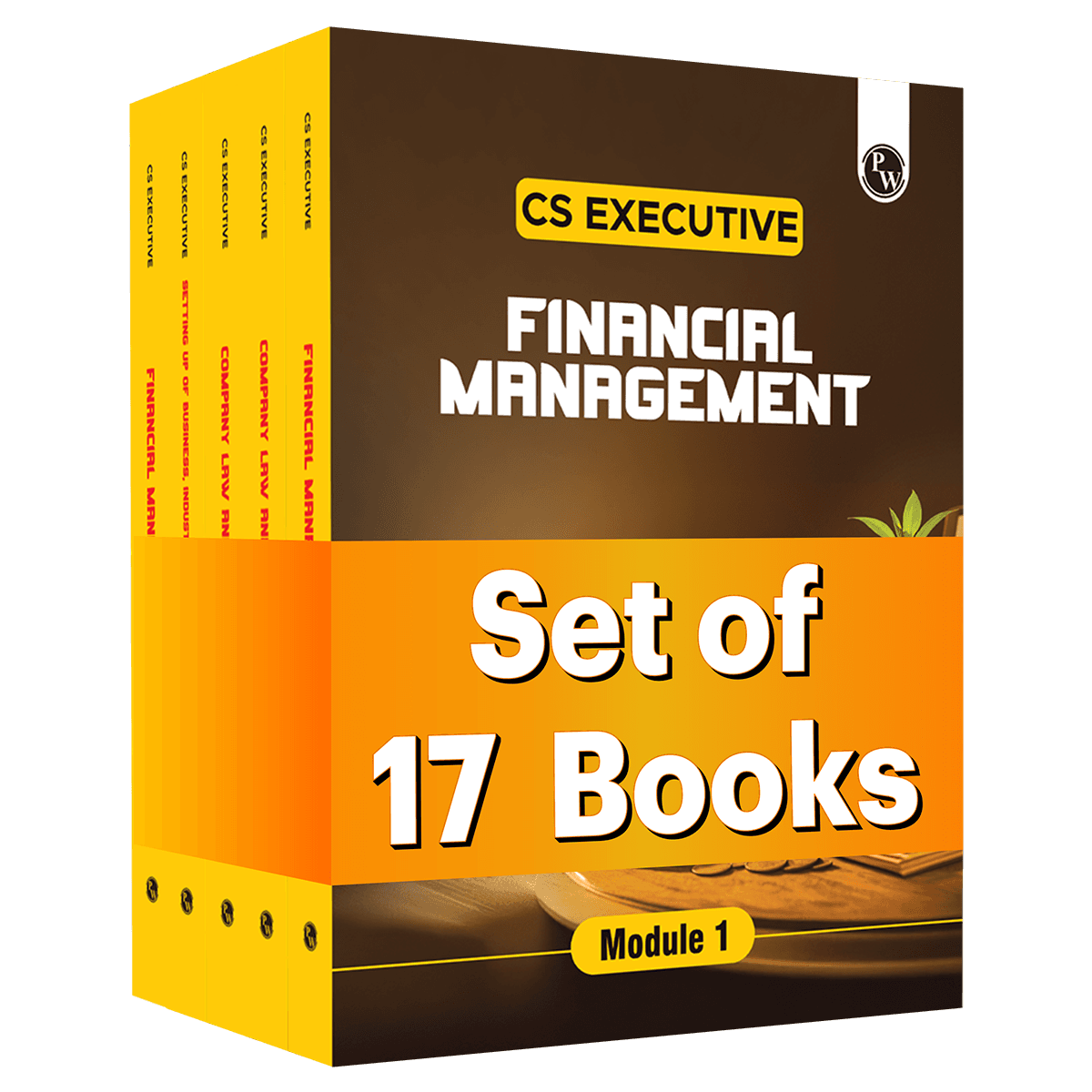 CS Executive Theory Books & Chart Book – Complete Combo Set of 17 Books (Module I & II)    
