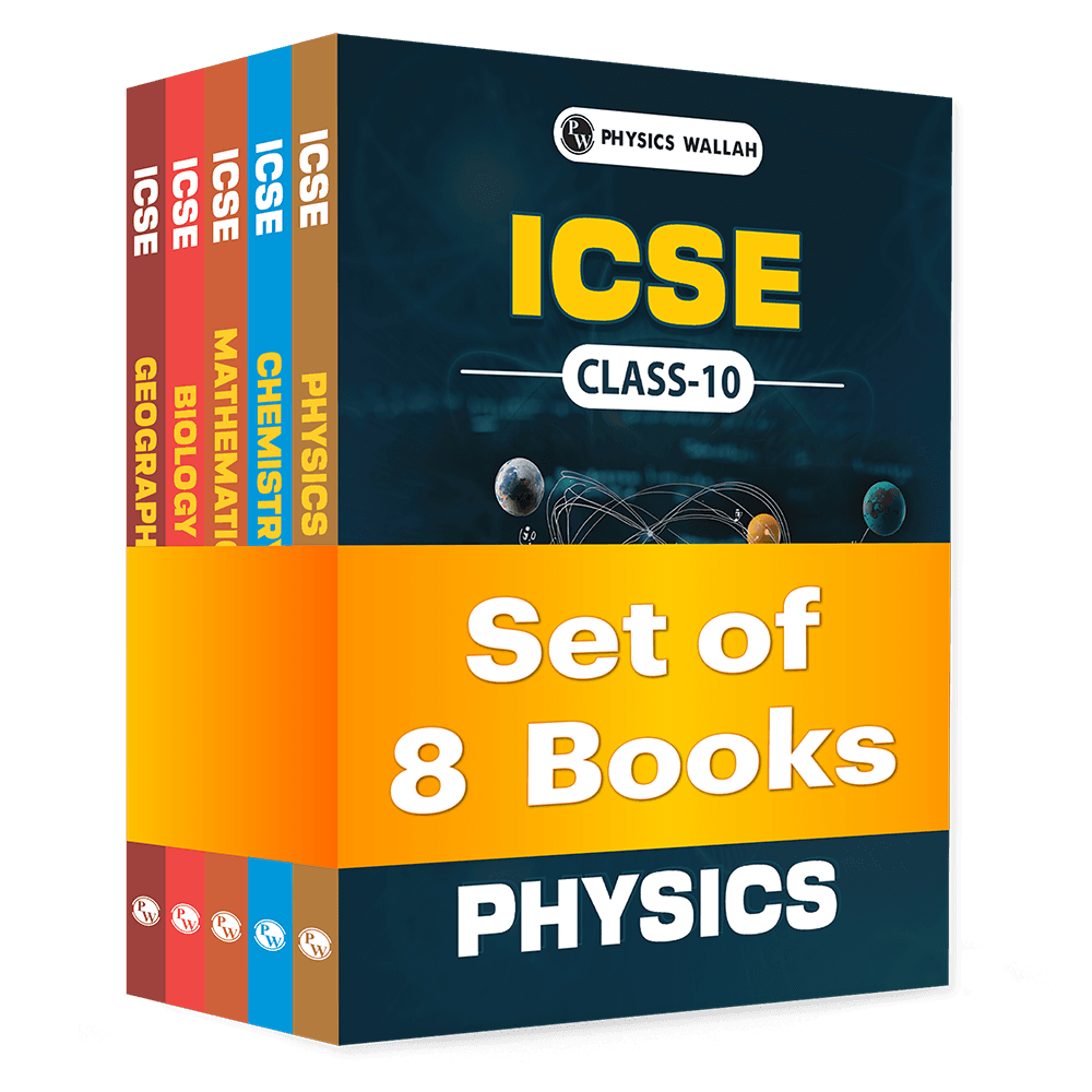 ICSE Class 10th Mathematics, Physics, Chemistry, Biology, Geography, History and Civics, English Language Paper 1 & 2 Combo Set of 8 Books (2026 Edition)