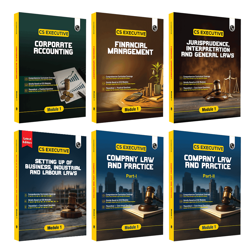  CS Executive Theory Books  – Complete Combo Set of 6 Books (Module I) For 2026 Exams