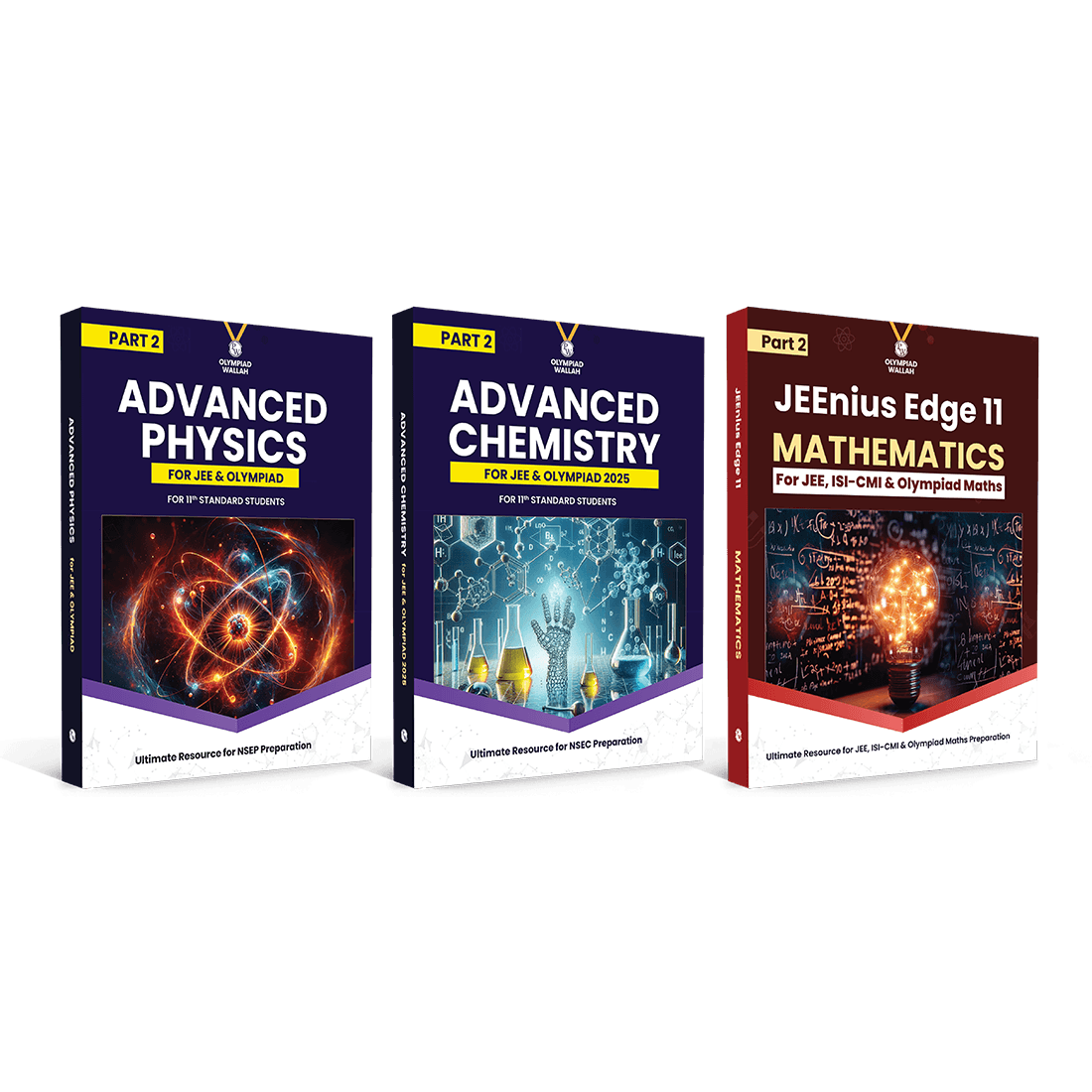  Excellence For JEE & Olympiad Class 11 Part-2 Physics, Chemistry, Maths Modules with Solutions Combo Set of 3 Books (2026 Edition)