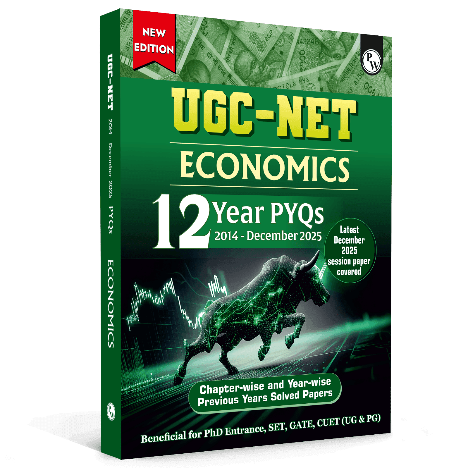 PW UGC NET Economics PYQ 12 Years (2014-2025)|Latest December Session Paper Covered|Chapterwise & Yearwise Previous Year Solved Papers For Phd Entrance, SET, GATE, CUET UG & PG