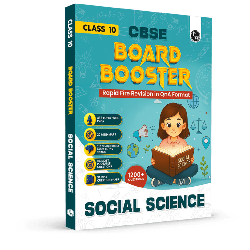 CBSE Class 10 Board Booster Social Science Question Bank For 2026 Board Exams l 1200+ Questions l Rapid Revision l Topicwise PYQs, Mind Maps, GEM Questions & Most Probable Questions