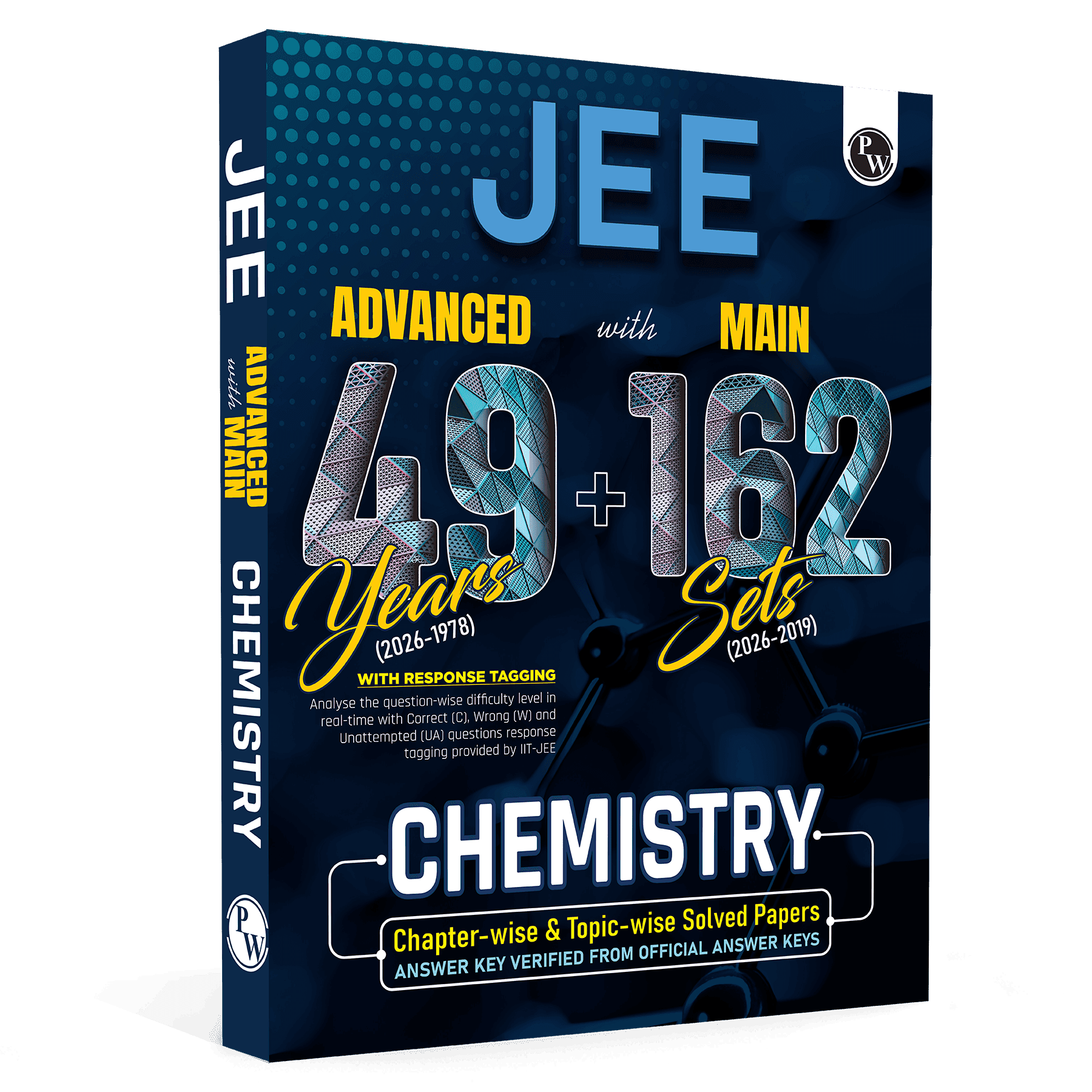 PW JEE Advanced 49 Years (2026-1978) with JEE Main 162 Sets Chemistry PYQs (2026-2019) | Chapterwise and Topicwise Solved Papers For JEE Main & Advanced 2027 Exams