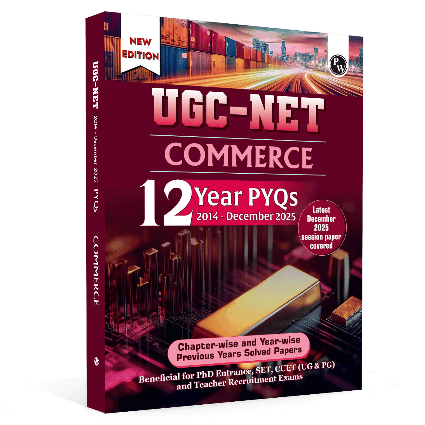 PW UGC-NET Commerce PYQ 12 Years (2014-2025)|Latest December Session Paper Covered|Chapterwise & Yearwise Previous Year Solved Papers For Phd Entrance, SET, GATE, CUET UG & PG