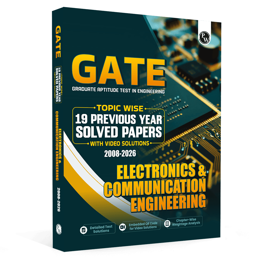 GATEWALLAH Electronics & Communication Engineering Topicwise Previous Year Solved Papers (2026 - 2008) with Video Solutions For 2027 Exams | Detailed Text Solutions