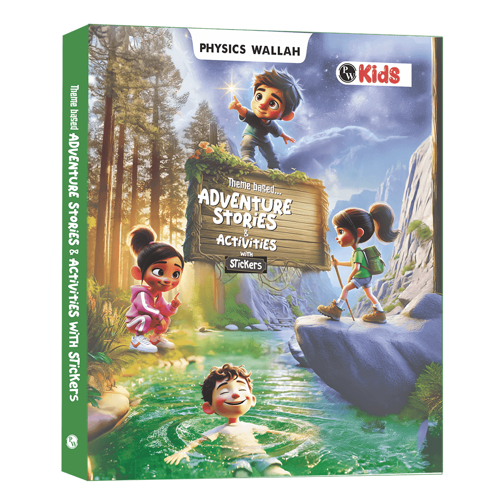 Adventure Story & Activity Books For Kids | Theme Based Set of 4 Books with Stickers For 4+ Years Old | Imaginative Stories with Colourful Pictures in English For Growing Kids