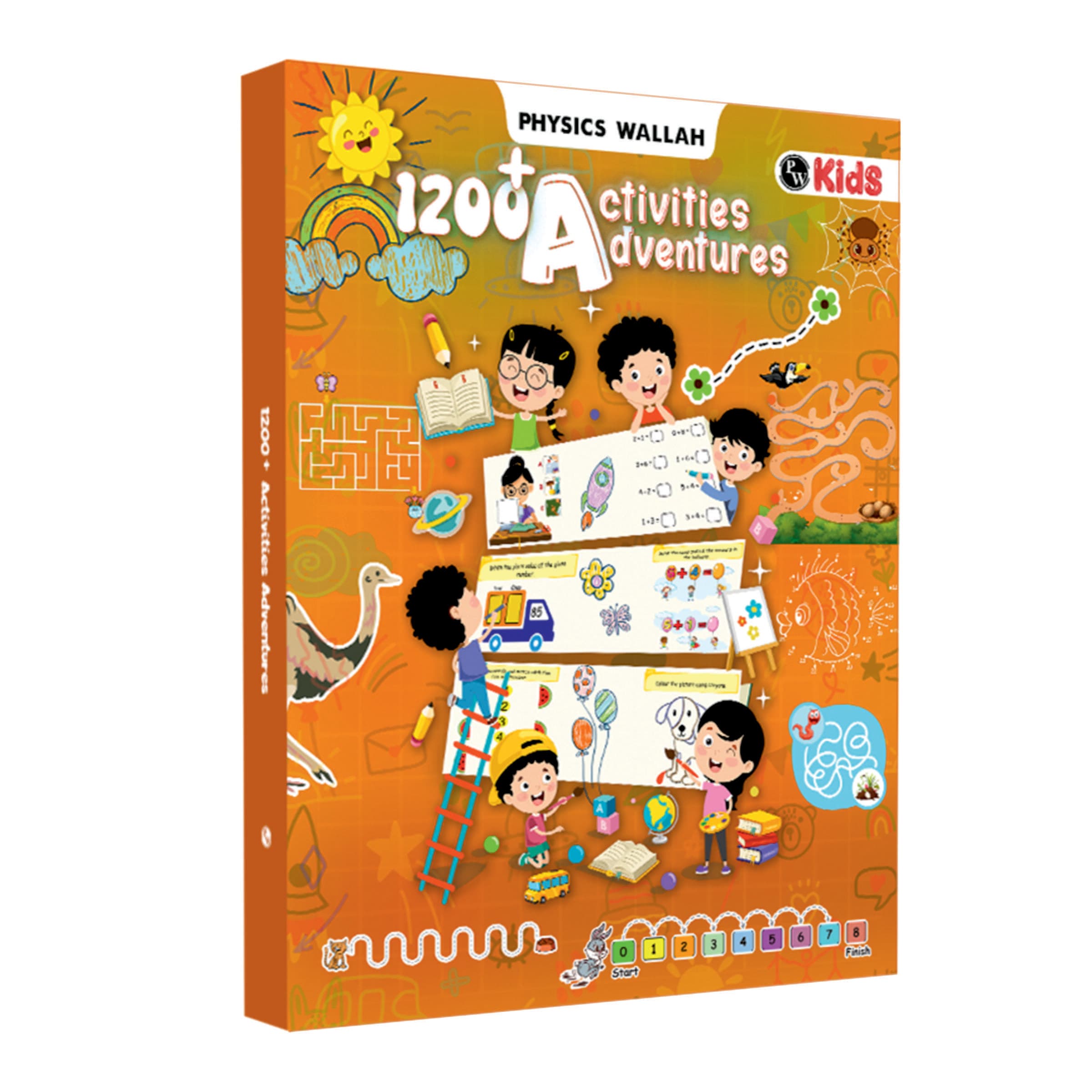 PW Activities Book For Kids 4+ Years Old | 1200+ Adventure Activities | Puzzles, Mind Games, Maze and Challenges Designed Activity Book For Growing Kids For Endless Fun