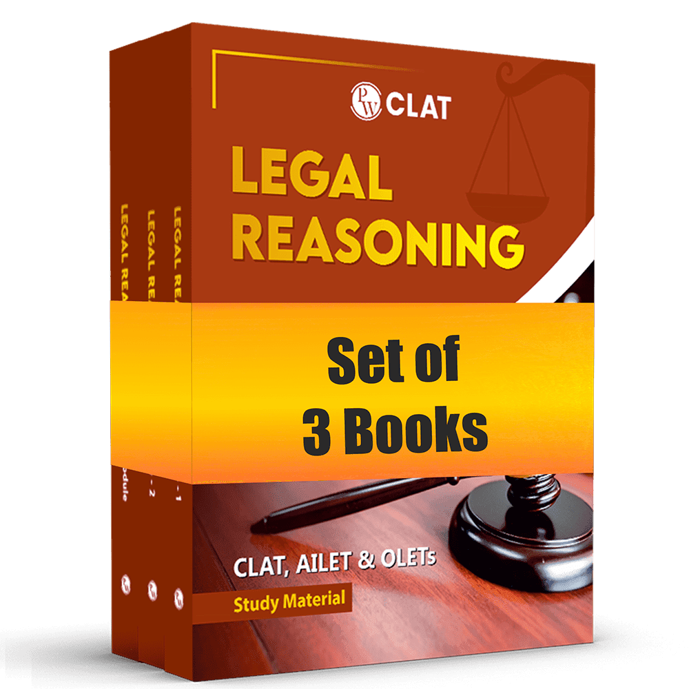 CLAT Complete Legal Reasoning Module Set of 3 For CLAT, AILET & OLETs Exams 2026 Latest Edition