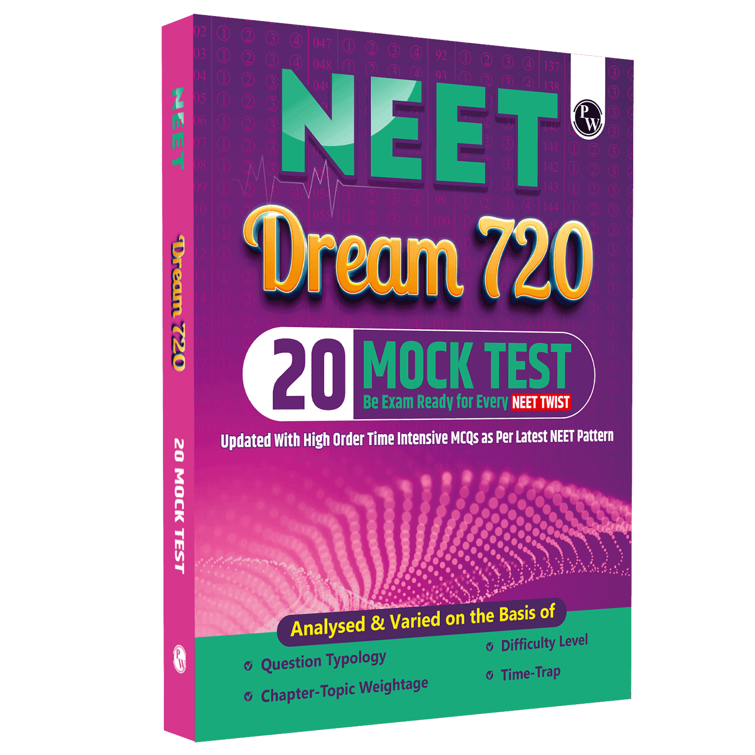 20 NEET Dream 720 Mock Tests For 2026 Exams | Full Syllabus Tests of Physics, Chemistry & Biology | Latest Pattern NEET Solved Mocks Papers with High Order Time Intensive MCQs