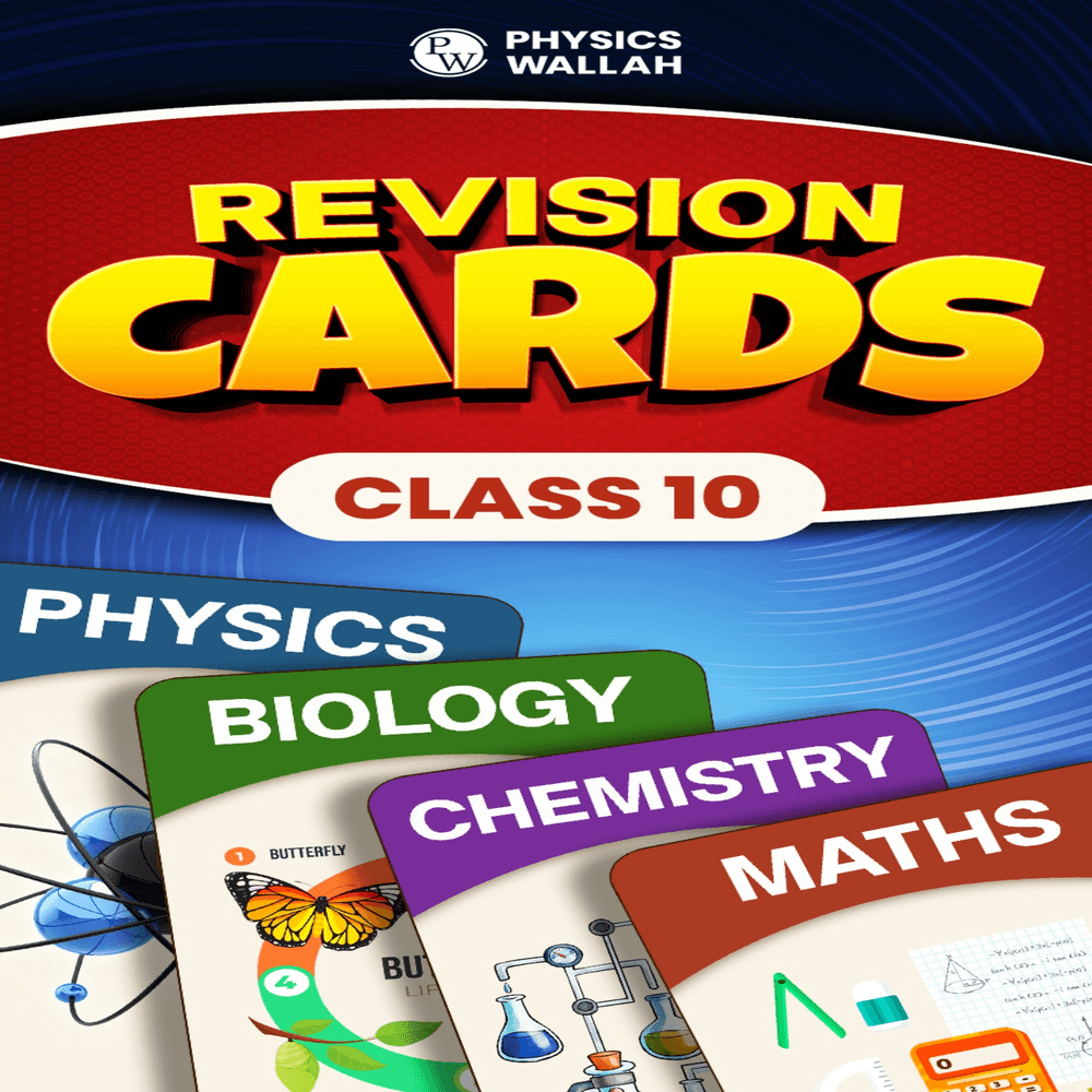 VP Class 10 Revision Cards – Physics, Chemistry, Biology & Maths | Quick Concept Revision Flash Cards