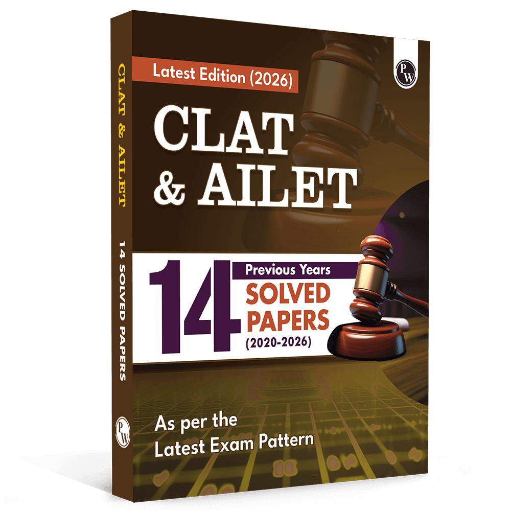 CLAT & AILET 14 Previous Years Solved Papers (2020-2026) Yearwise with Detailed Explanation For 2027 Exam