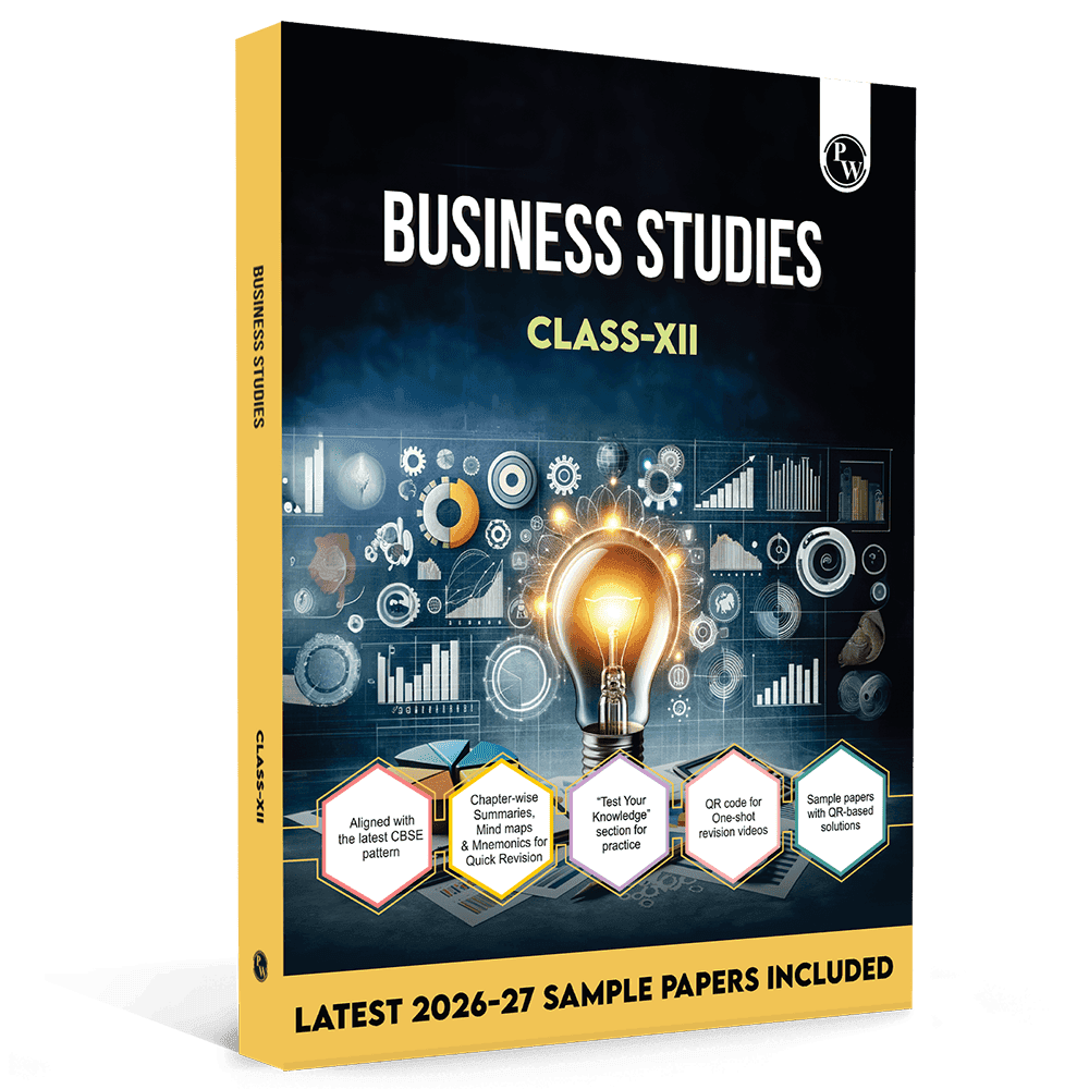 CBSE Class 12 Business Studies As Per Latest CBSE Pattern For 2026-27 Exams | Chapterwise Theory, Practice Questions with Detailed Explanation & Latest Sample Papers