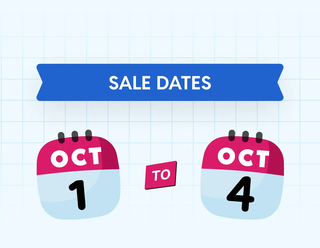 Sale dates: 1 to 4 October